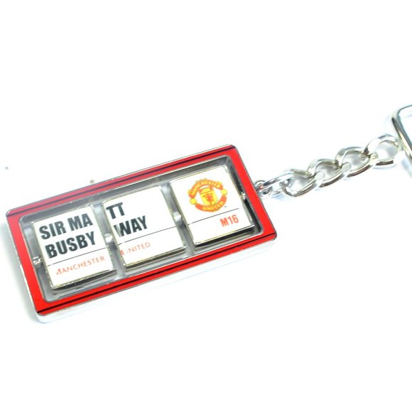 Manchester United FC Spinner Key Chain - Picture 1 of 2